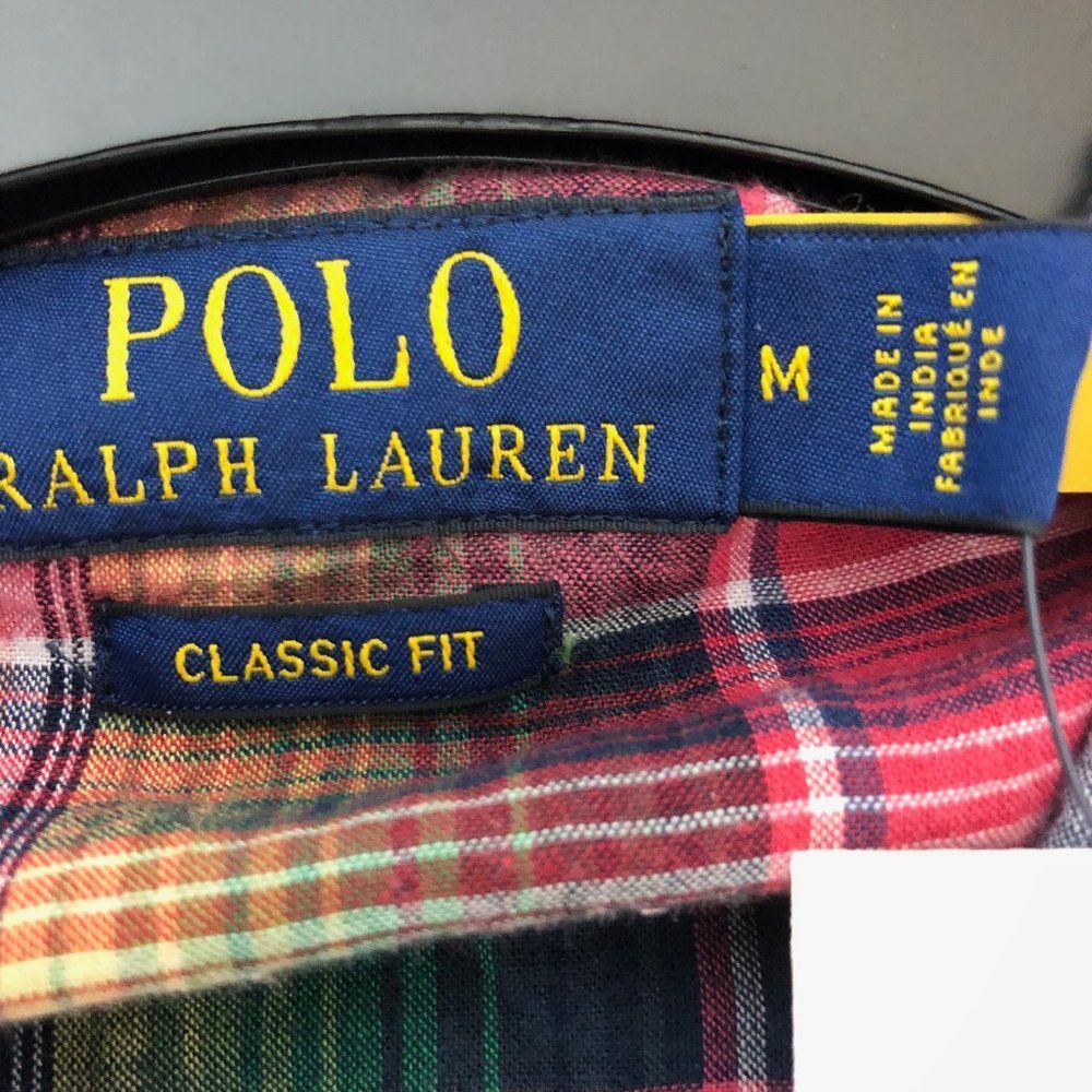 Polo Ralph Lauren NWT Womens Plaid Shirt Classic Fit Western Cotton Snap size M - Picture 4 of 6